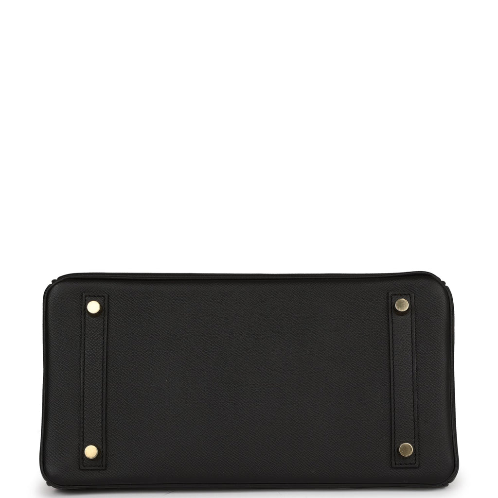 Hermes Birkin 30 Black Epsom Gold Hardware