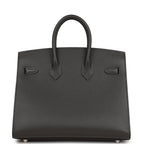 Hermes Birkin Sellier 25 Gris Meyer Madame Palladium Hardware