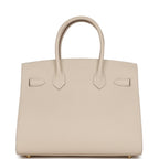 Hermes Birkin Sellier 30 Craie Epsom Gold Hardware