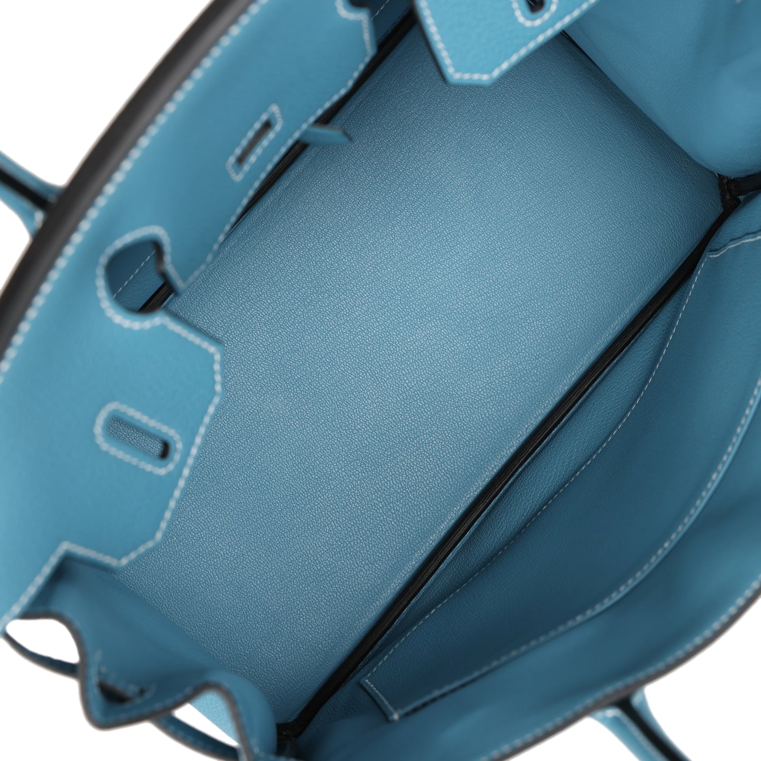 Hermes Birkin 30 Blue Jean Togo Gold Hardware