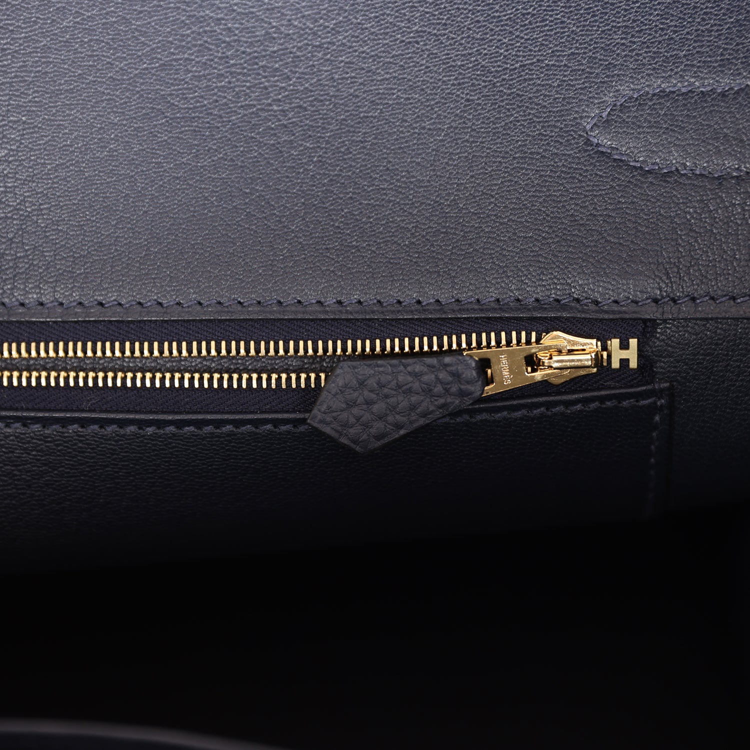 Hermes Birkin 35 Bleu Nuit Togo Gold Hardware
