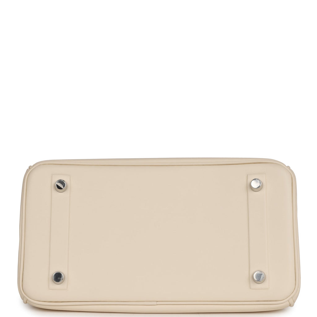 Hermes Birkin Shadow 25 Nata Swift Palladium Hardware