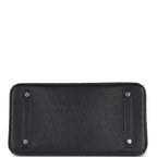 Top Quality Hermes Special Order (HSS) Birkin 30 Black Verso Ostrich Brushed Palladium Hardware