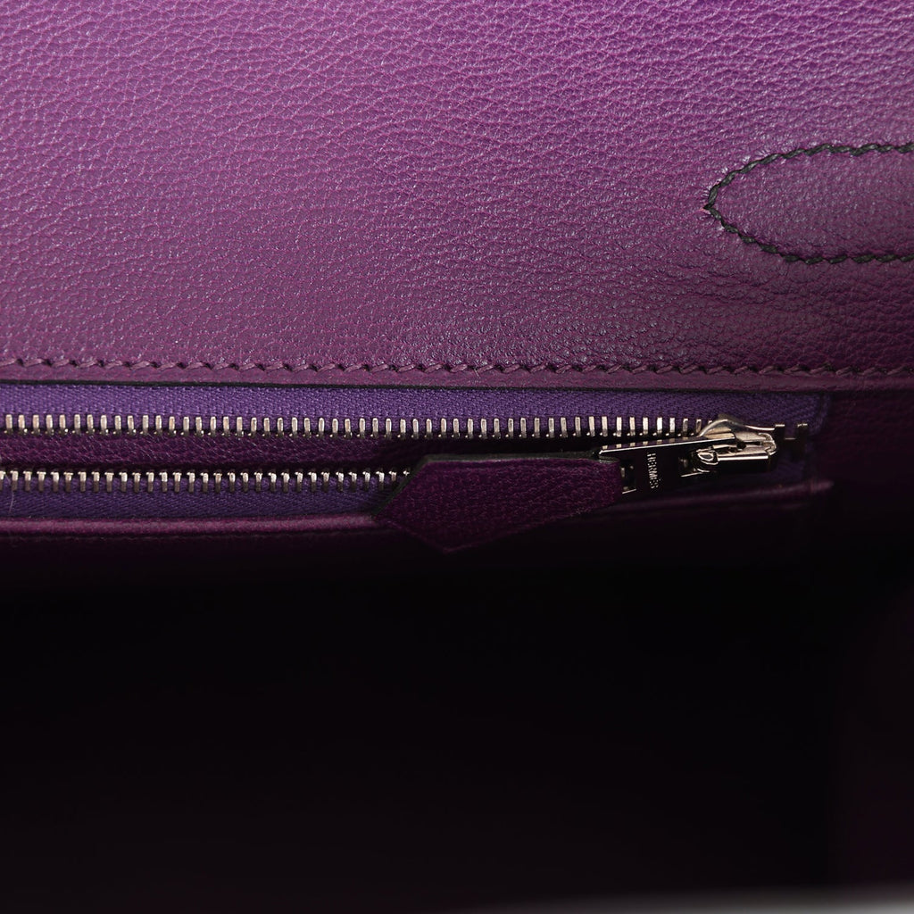 Top Quality Hermes Special Order (HSS) Birkin 30 Black Verso Ostrich Brushed Palladium Hardware