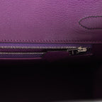 Top Quality Hermes Special Order (HSS) Birkin 30 Black Verso Ostrich Brushed Palladium Hardware