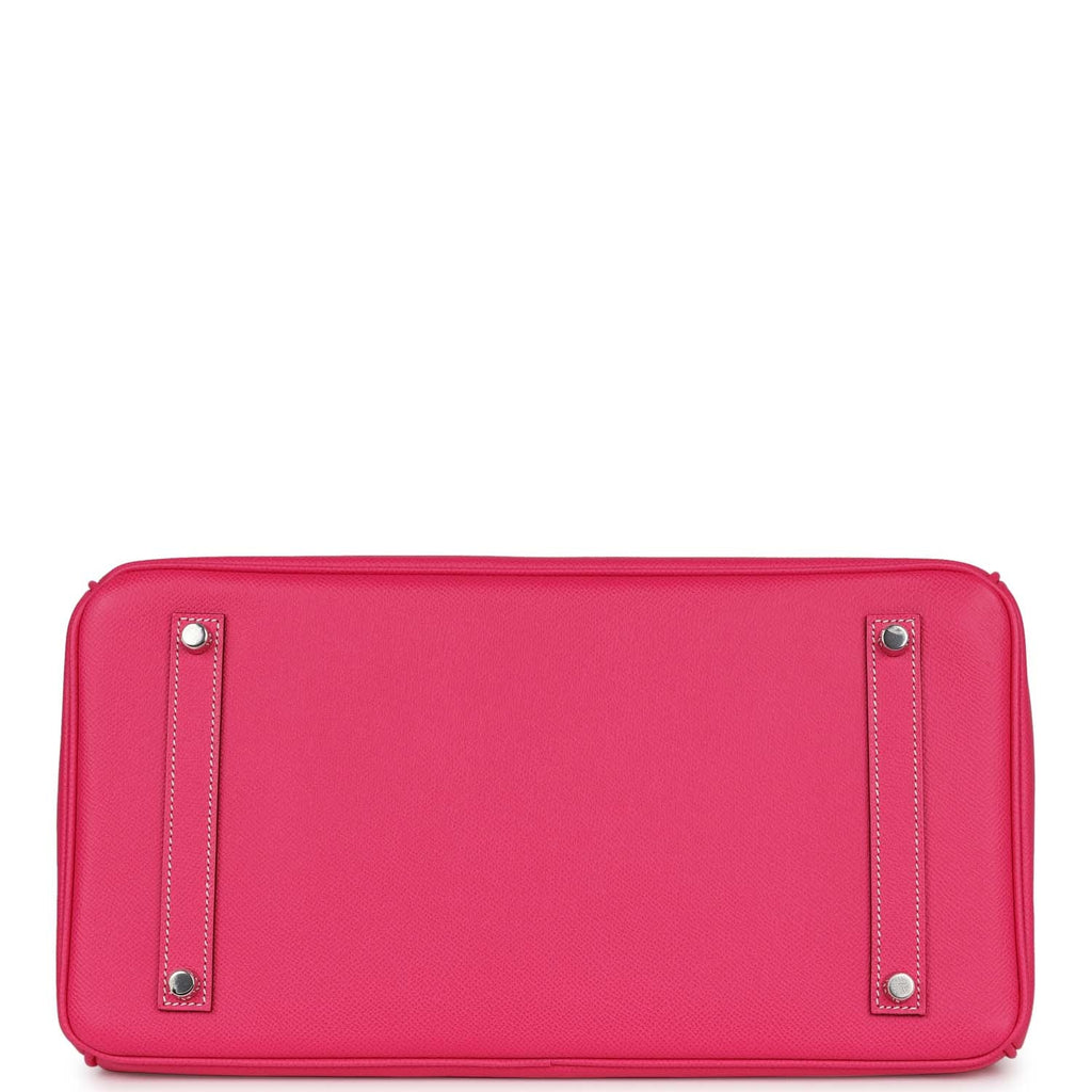 Hermes Birkin 35 Rose Tyrien Epsom Palladium Hardware