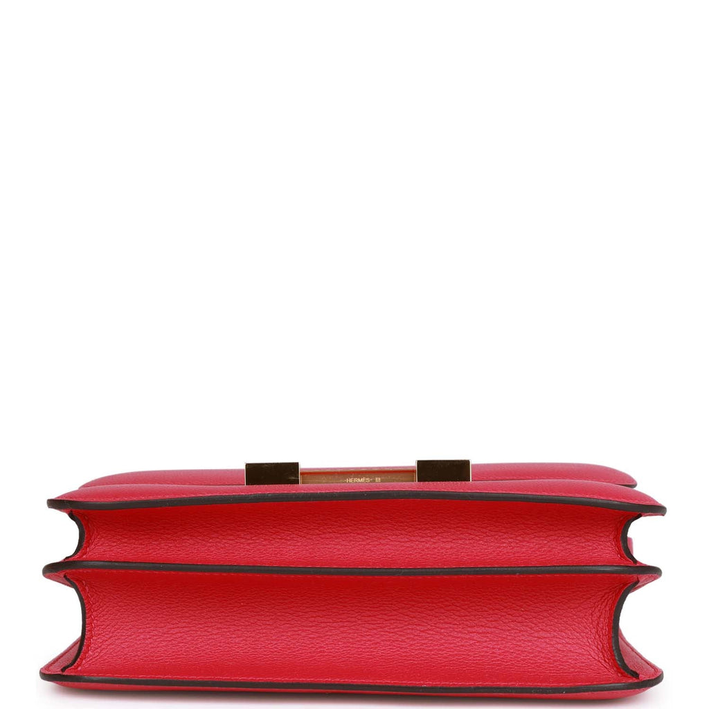 Hermes Constance 24 Framboise Evercolor Gold Hardware