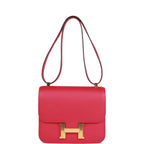 Hermes Constance 24 Framboise Evercolor Gold Hardware