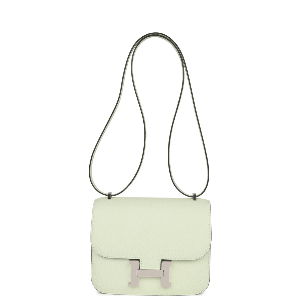 Hermes Constance 1-18 Vert Fizz Epsom Palladium Hardware