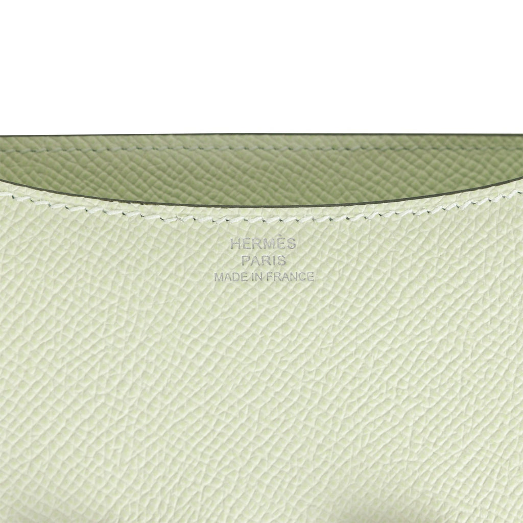 Hermes Constance 1-18 Vert Fizz Epsom Palladium Hardware