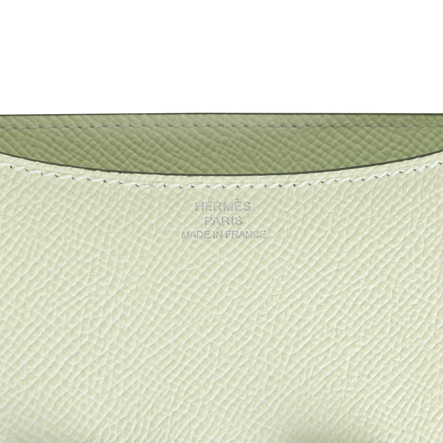 Hermes Constance 1-18 Vert Fizz Epsom Palladium Hardware