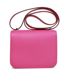 Hermes Constance 18 Magnolia Evercolor Palladium Hardware