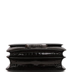 Hermes Constance 24 Tri-Color Black, Bleu Baltique and Vert Rousseau Shiny Alligator Palladium Hardware