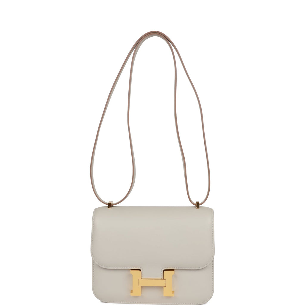 Hermes Constance 18 Gris Perle Swift Gold Hardware