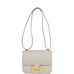 Hermes Constance 18 Gris Perle Swift Gold Hardware