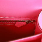 Hermes Constance 24 Rose Tyrien Epsom Palladium Hardware