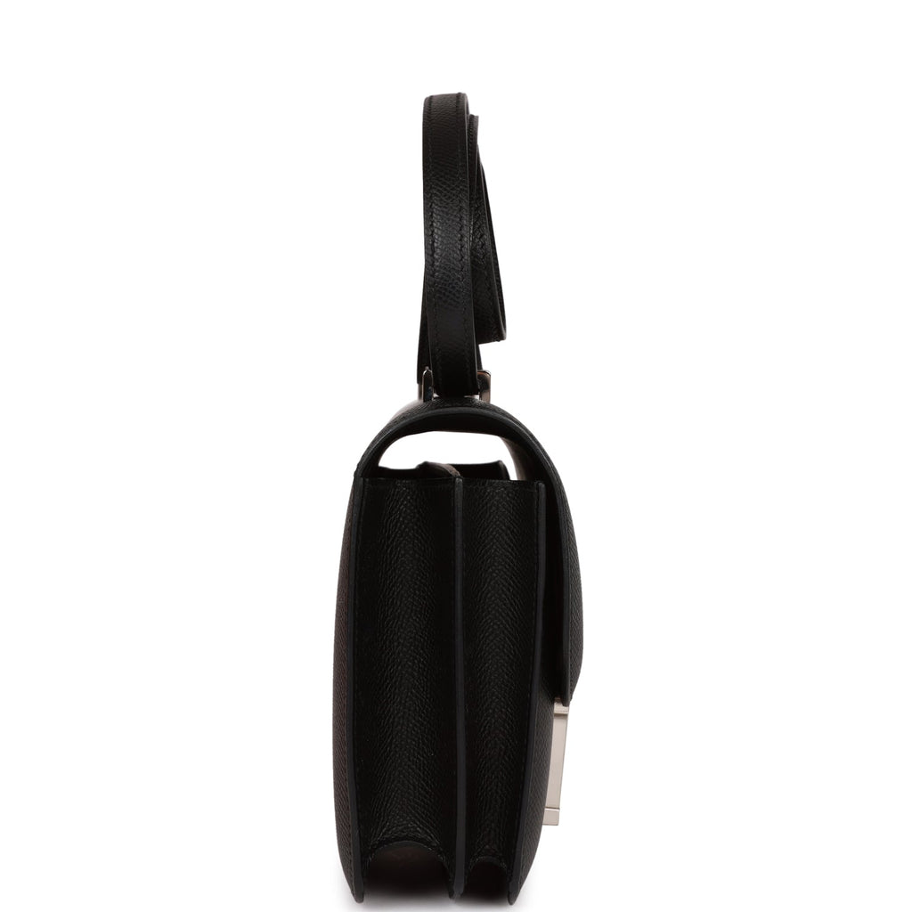 Hermes Constance 18 Black Epsom Palladium Hardware