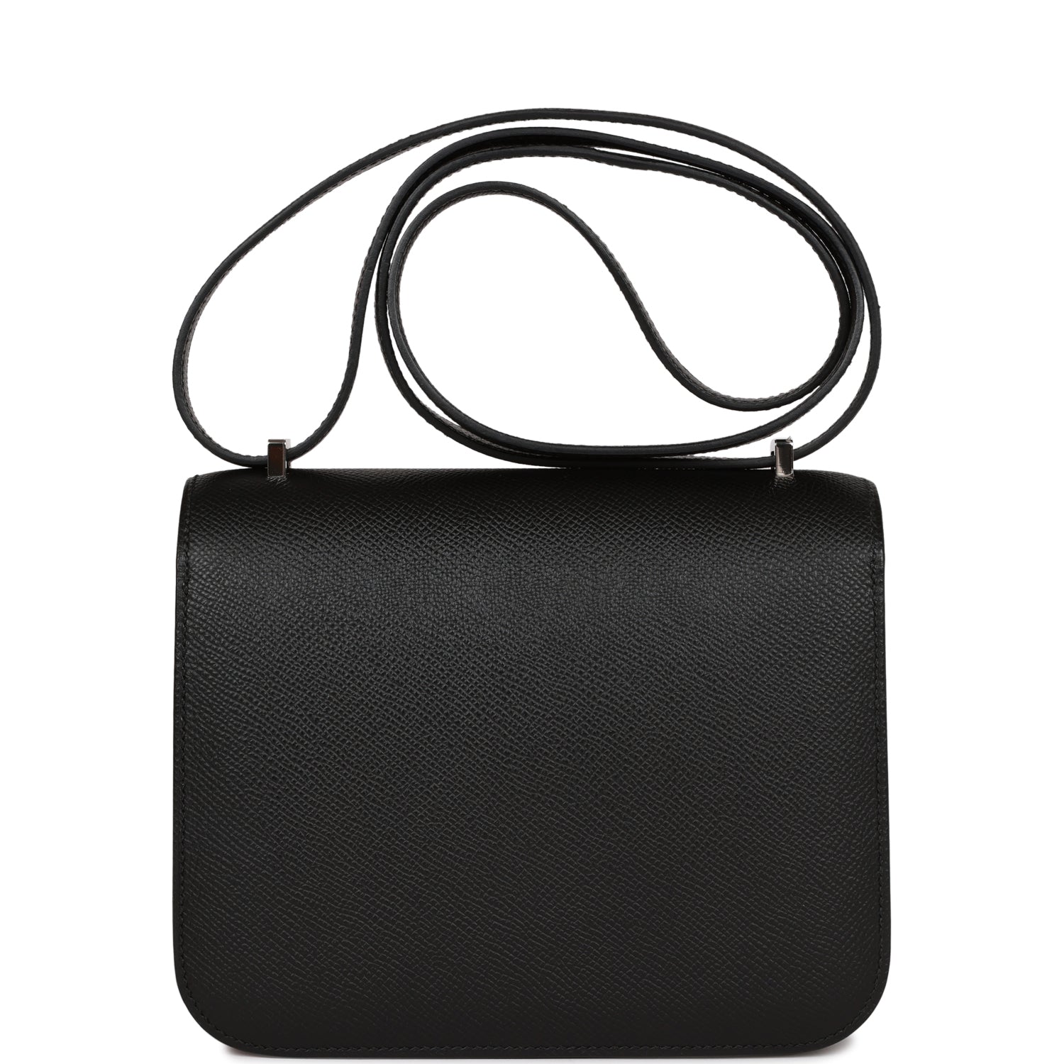 Hermes Constance 18 Black Epsom Palladium Hardware