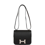 Hermes Constance 18 Black Epsom Palladium Hardware
