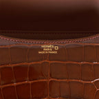 Hermes Constance 18 Miel Shiny Alligator Gold Hardware