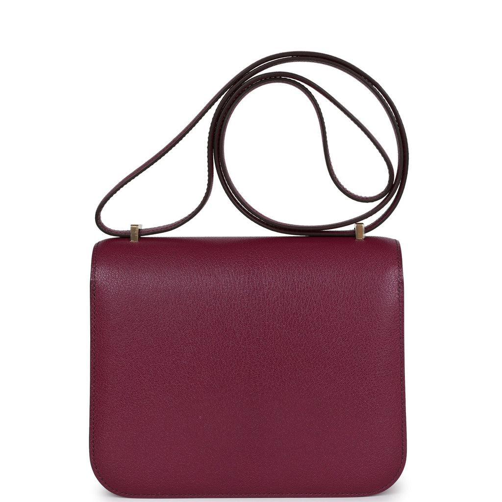 Hermes Constance 18 Anemone Chevre Chamkila Permabrass Hardware