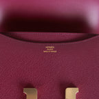 Hermes Constance 18 Anemone Chevre Chamkila Permabrass Hardware