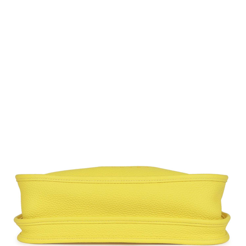 Hermes Evelyne III PM Lime Clemence Palladium Hardware