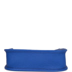 Hermes Evelyne TPM Bleu Electric Clemence Gold Hardware