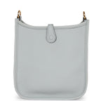Hermes Evelyne TPM Bleu Pale Clemence Gold Hardware