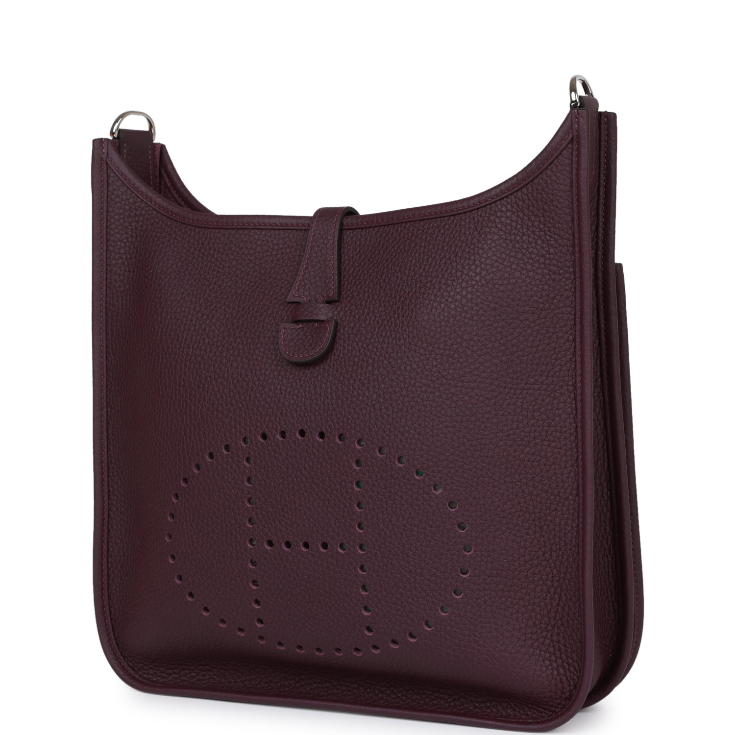Hermes Evelyne III PM Cassis Clemence  Palladium Hardware