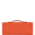Hermes Kelly Cut Orange Swift Gold Hardware