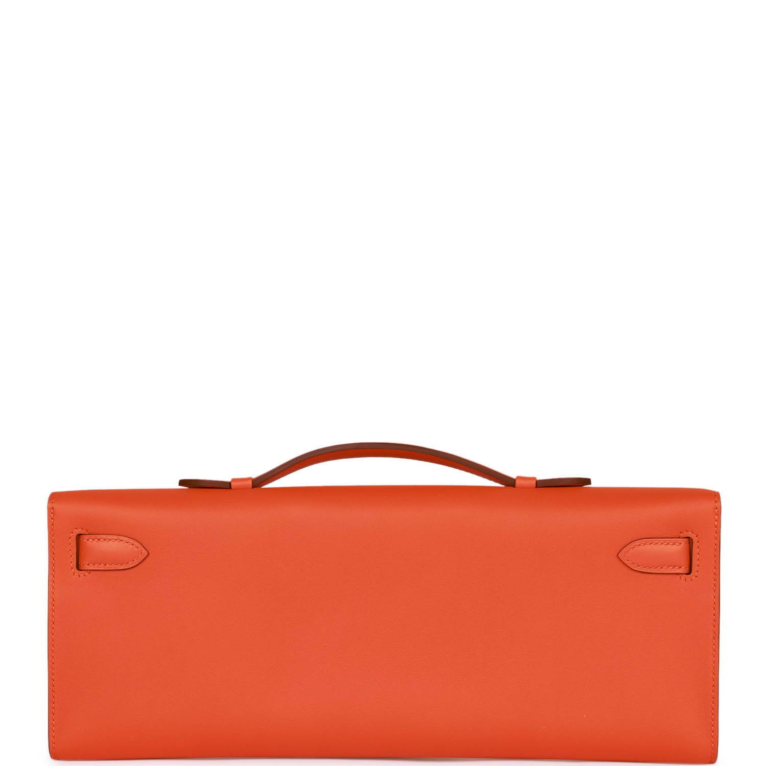 Hermes Kelly Cut Orange Swift Gold Hardware