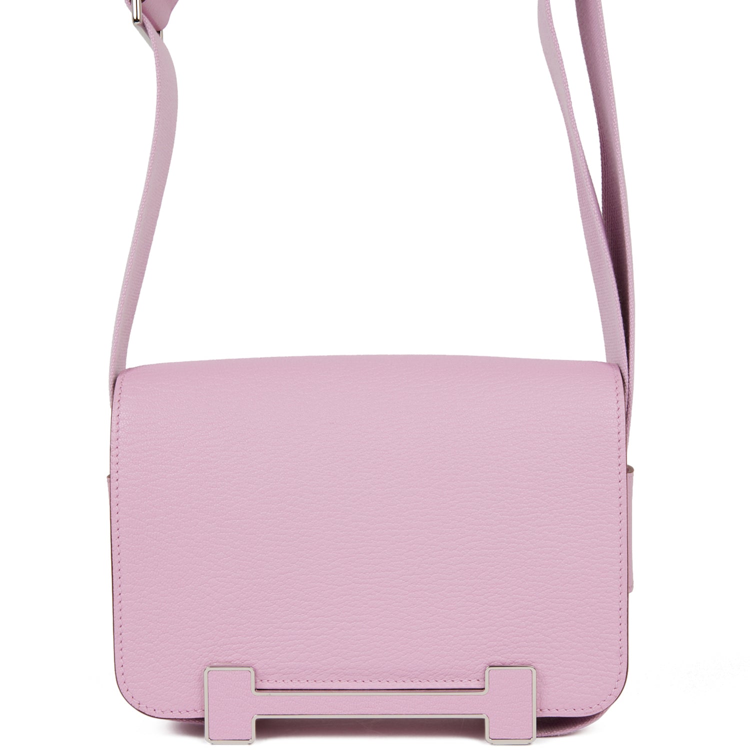 Hermes Geta Mauve Sylvestre Chevre Palladium Hardware