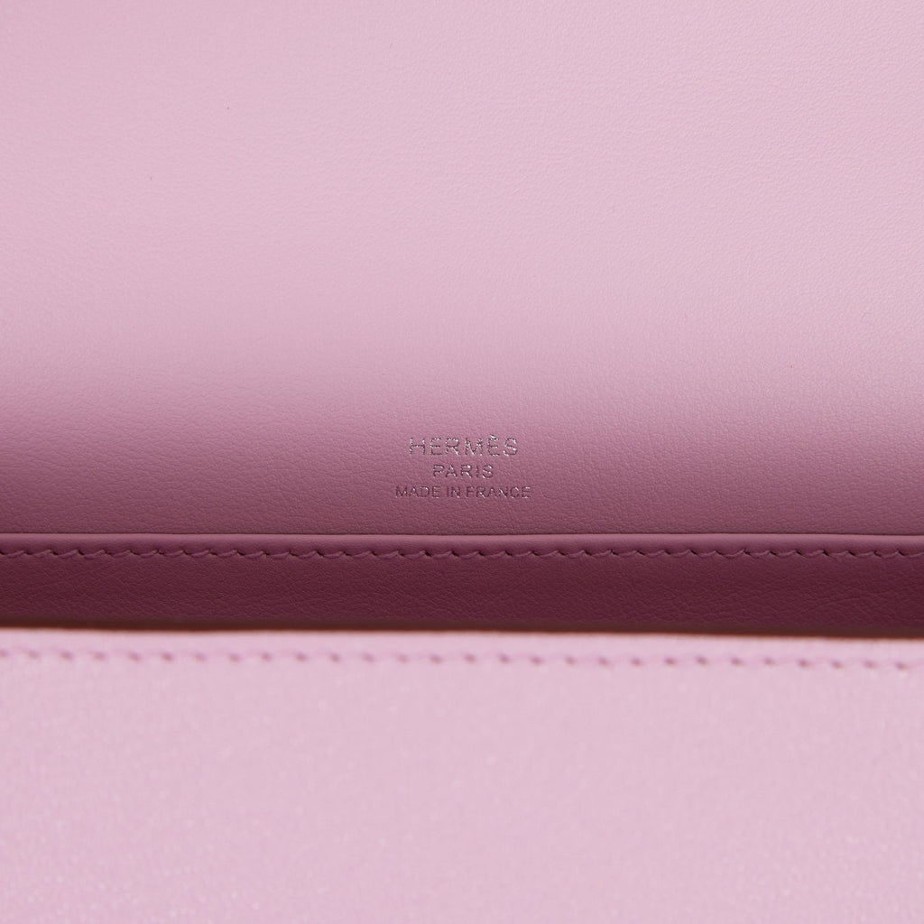 Hermes Geta Mauve Sylvestre Chevre Palladium Hardware