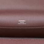 Hermes Geta Rouge Sellier Chevre Palladium Hardware