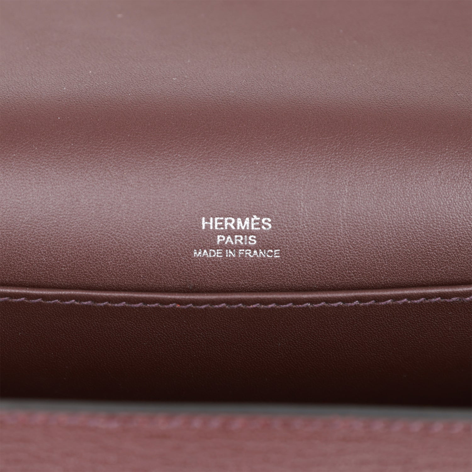 Hermes Geta Rouge Sellier Chevre Palladium Hardware