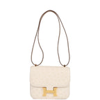 Hermes Constance 18 Nata Ostrich Gold Hardware