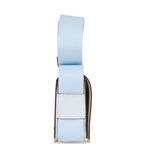 Hermes Geta Bleu Brume Verso Chevre Gold Hardware