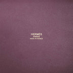 Hermes Picotin Cargo 18 Cassis Swift and Toile Canvas Gold Hardware