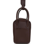 Hermes Mini Lindy Rouge Sellier Verso Swift Palladium Hardware