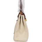 Hermes Herbag Zip PM 31 Beton Toile H Berline Rouge Sellier Hunter Gold Hardware