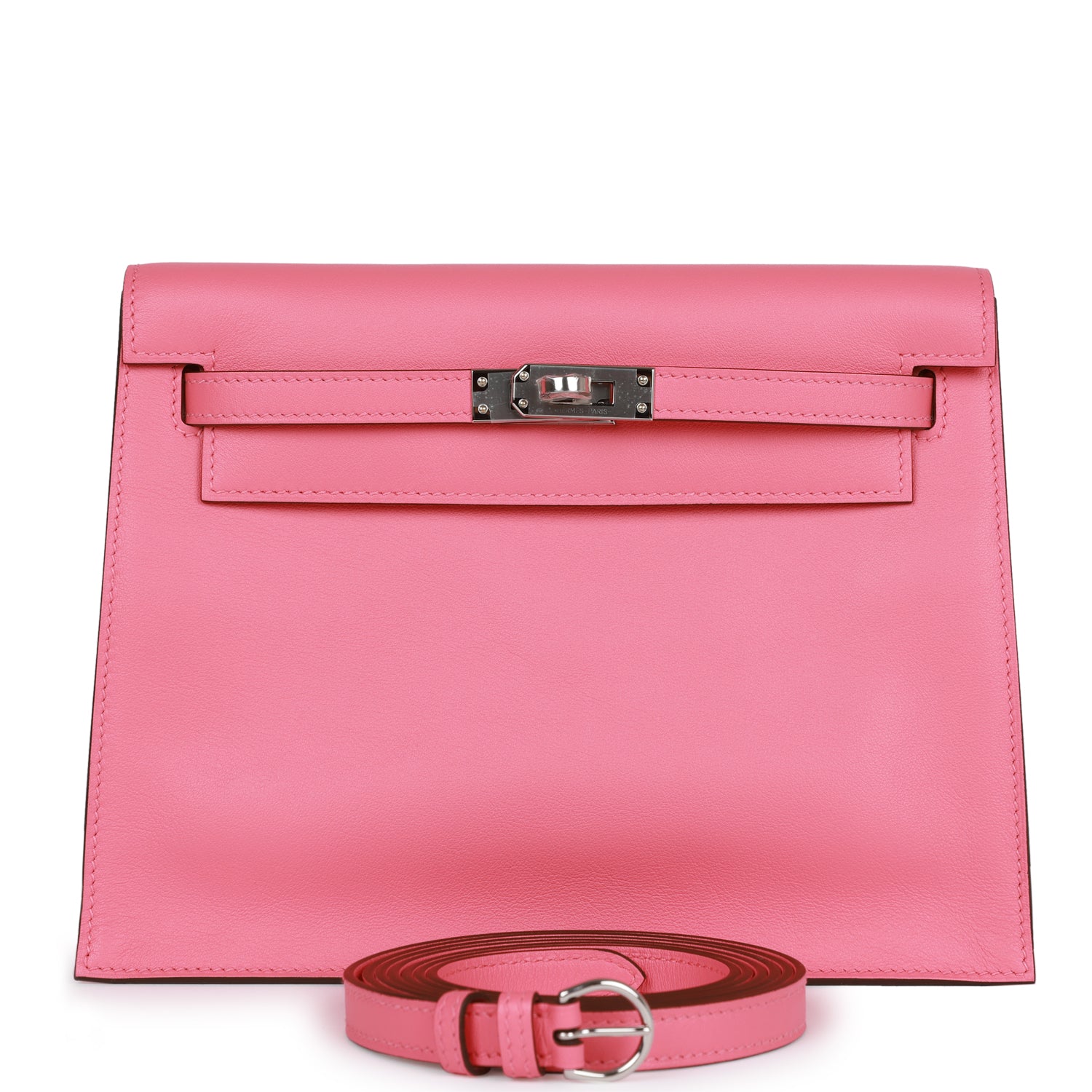 Hermes Kelly Danse Rose Azalee Swfit Palladium Hardware