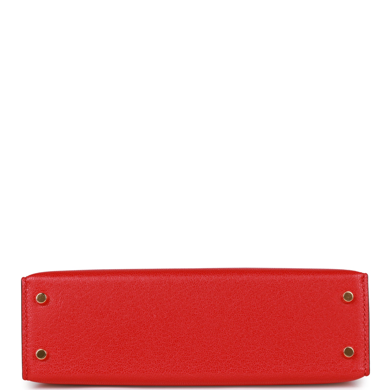 Hermes Kelly Sellier 20 Rouge de Coeur Chevre Gold Hardware