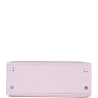 Hermes Kelly Sellier 25 Mauve Pale Epsom Palladium Hardware