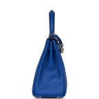 Hermes Kelly Retourne 25 Bleu Royal Swift Palladium Hardware