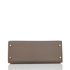 Hermes Kelly Sellier 28 Etain Epsom Gold Hardware
