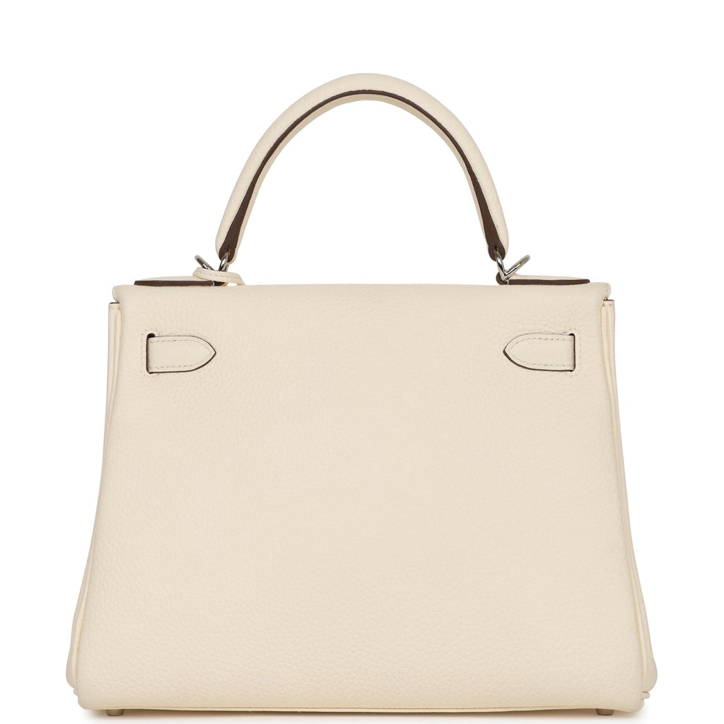 Hermes Kelly Retourne 28 Nata Clemence Palladium Hardware