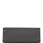 Hermes Kelly Sellier 28 Black Epsom Palladium Hardware