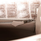 Hermes Kelly Retourne 25 Himalaya Niloticus Crocodile Palladium Hardware