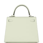 Hermes Kelly Sellier 25 Vert Fizz Epsom Palladium Hardware